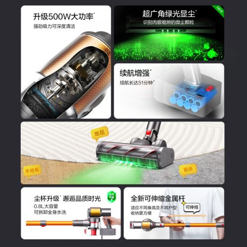 【以旧换新】头号玩家娱乐平台无线吸尘器家用大吸力除螨吸尘机T20 Pro